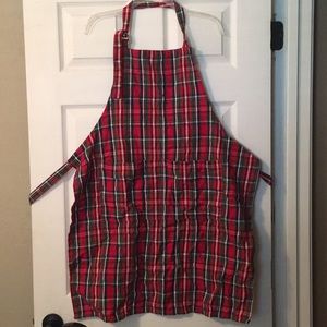 Cooking apron. Two front pockets